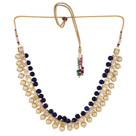 Fashion Jewelry Kundan Pearl Stylish Fancy Wedding Party Wear Jewellery Set