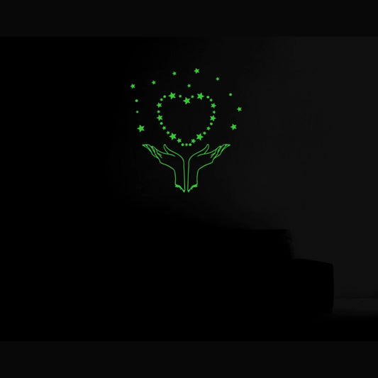 Generic Green Galaxy Of Stars Radium Wall Sticker