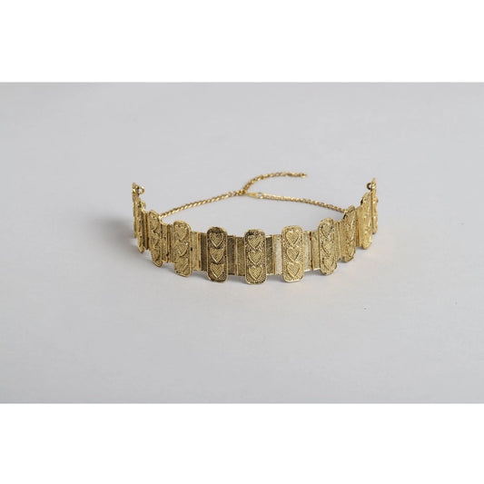 Generic Women's Rose Gold Plated Alloy Necklace & Earings Set (Gold)