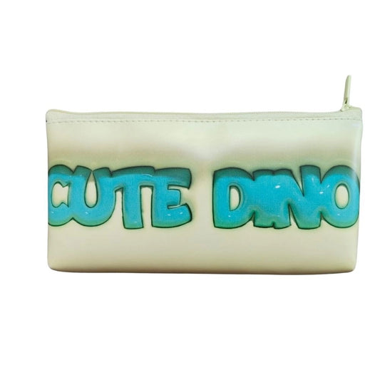 Cute Dino Pencil Pouch | Canvas | Stationery | 3+ Years