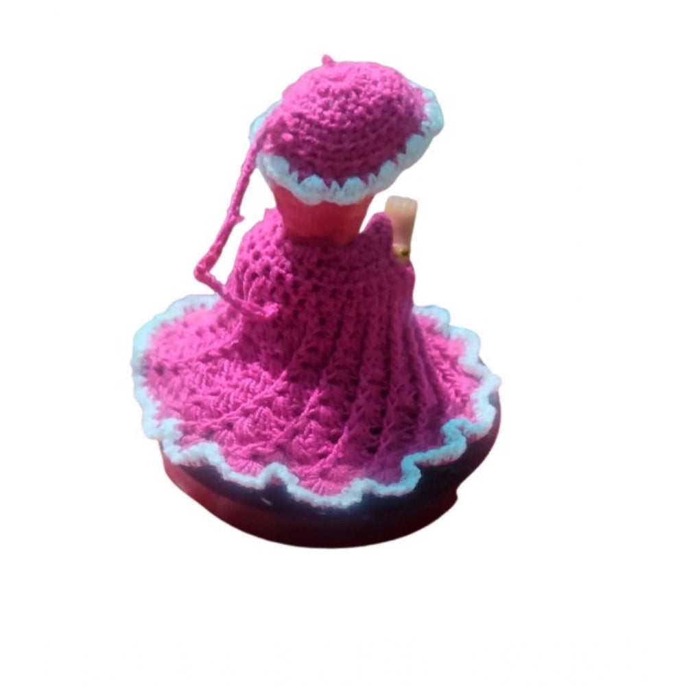 Generic Laddu Gopal Tharad Dress Size: 0 To 6 (Magenta)