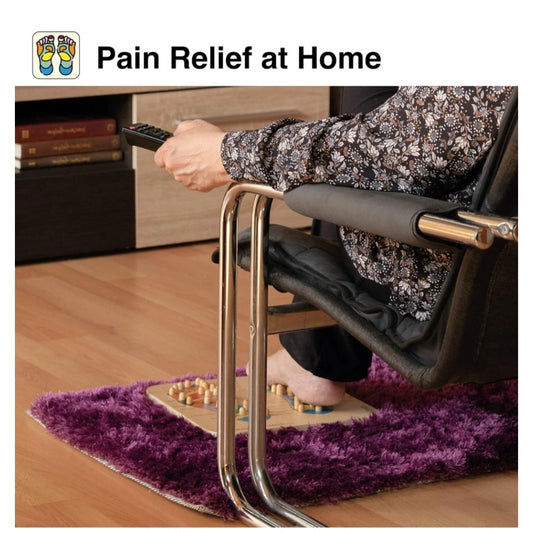 Generic Wood Point Foot Massager For Reflexology Trigger Feet (Wood)