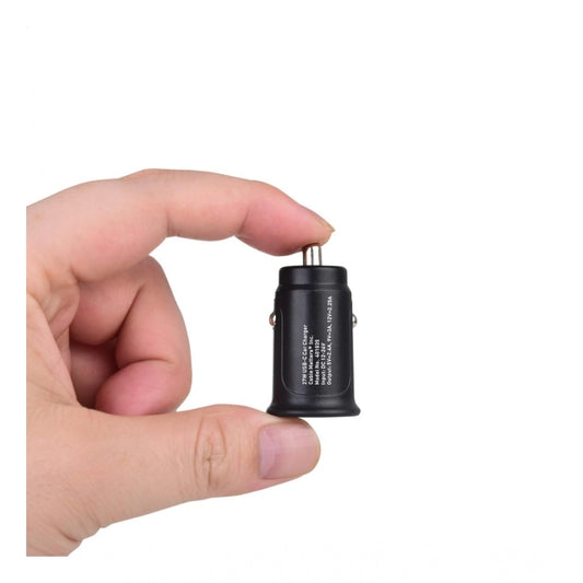 Generic Plastic USB-C Car Charger Adapter (Black)