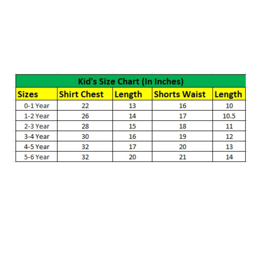 Cotton Blend Printed Short Sleeve Shirt and Shorts Set (MultiColor)