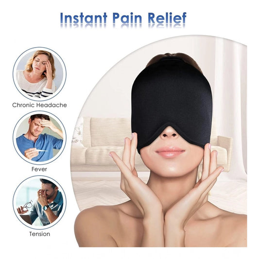 Fabric, Gel Migraine Relief Cap (Black)