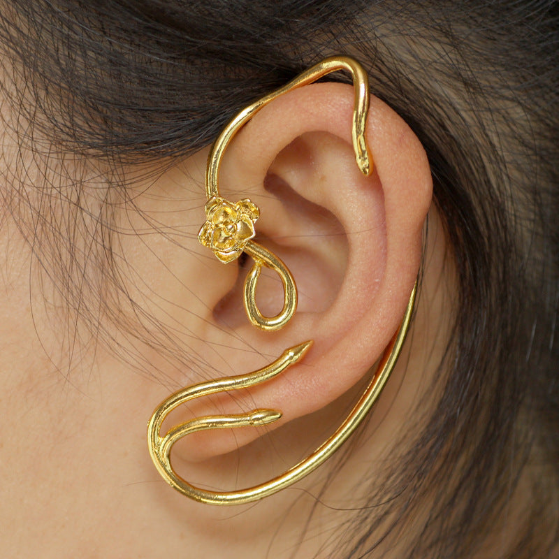 Creative Fashion Women's Rose Alloy Earrings