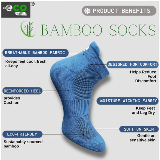 Generic 4_Pair Set Unisex Casual Cotton Printed Ankle Length Socks (Multicolor)