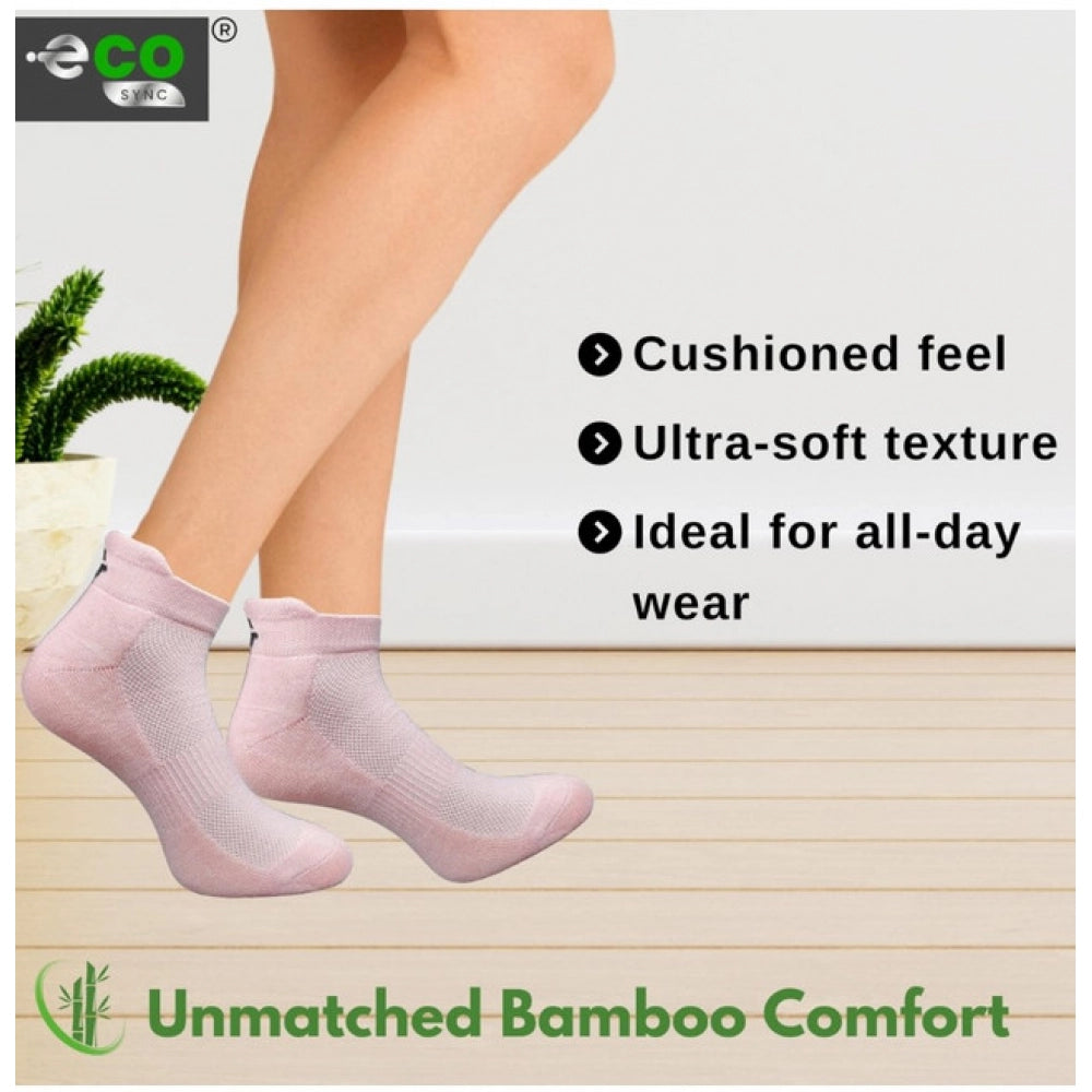 Generic 4_Pair Set Unisex Casual Cotton Printed Ankle Length Socks (Multicolor)