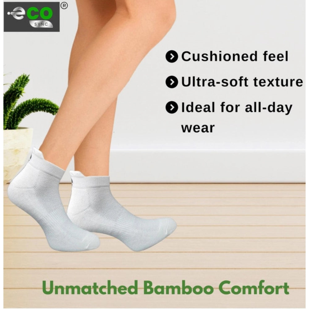 Generic 4_Pair Set Unisex Casual Cotton Printed Ankle Length Socks (Multicolor)