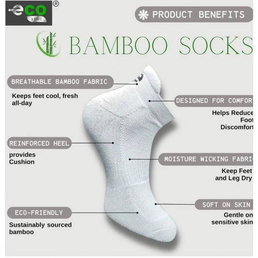 Generic 4_Pair Set Unisex Casual Cotton Printed Ankle Length Socks (Multicolor)