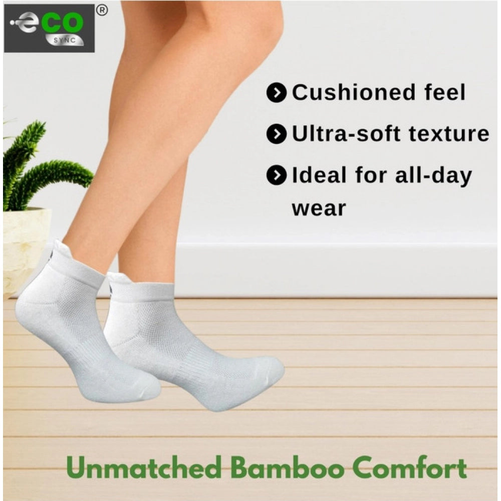 Generic 4_Pair Set Unisex Casual Cotton Printed Ankle Length Socks (Multicolor)