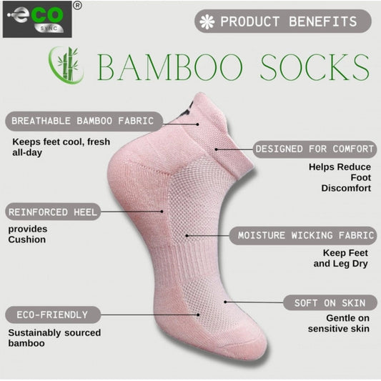 Generic 4_Pair Set Unisex Casual Cotton Printed Ankle Length Socks (Multicolor)