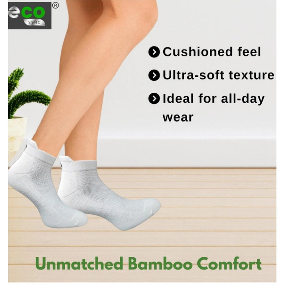 Generic 4_Pair Set Unisex Casual Cotton Printed Ankle Length Socks (Multicolor)