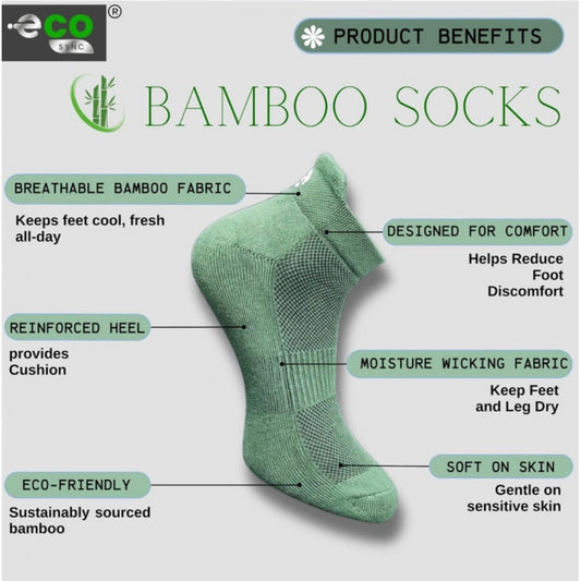 Generic 4_Pair Set Unisex Casual Cotton Printed Ankle Length Socks (Multicolor)