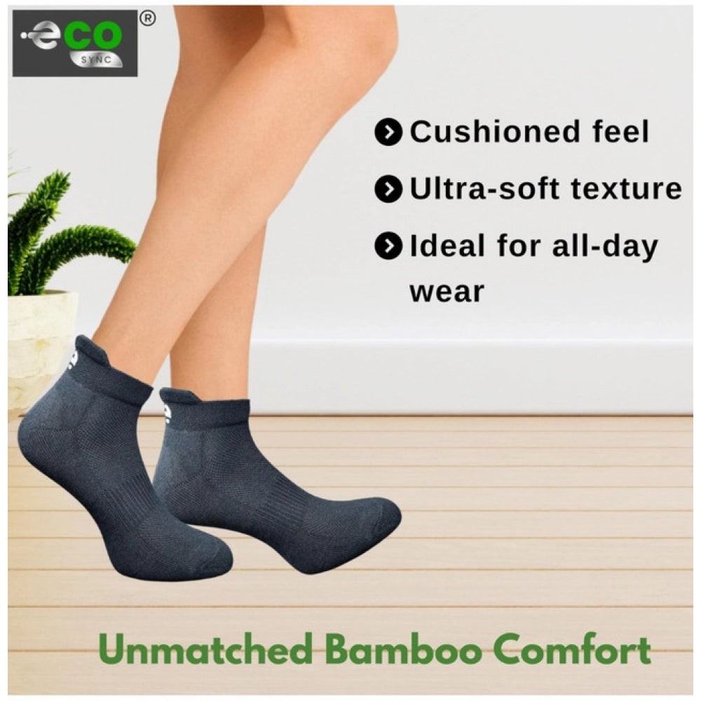 Generic 4_Pair Set Unisex Casual Cotton Printed Ankle Length Socks (Multicolor)