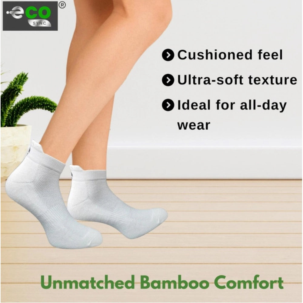 Generic 4_Pair Set Unisex Casual Cotton Printed Ankle Length Socks (Multicolor)