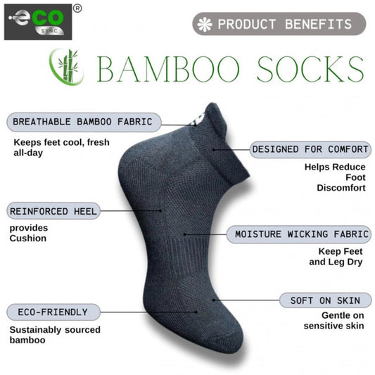 Generic 4_Pair Set Unisex Casual Cotton Printed Ankle Length Socks (Multicolor)