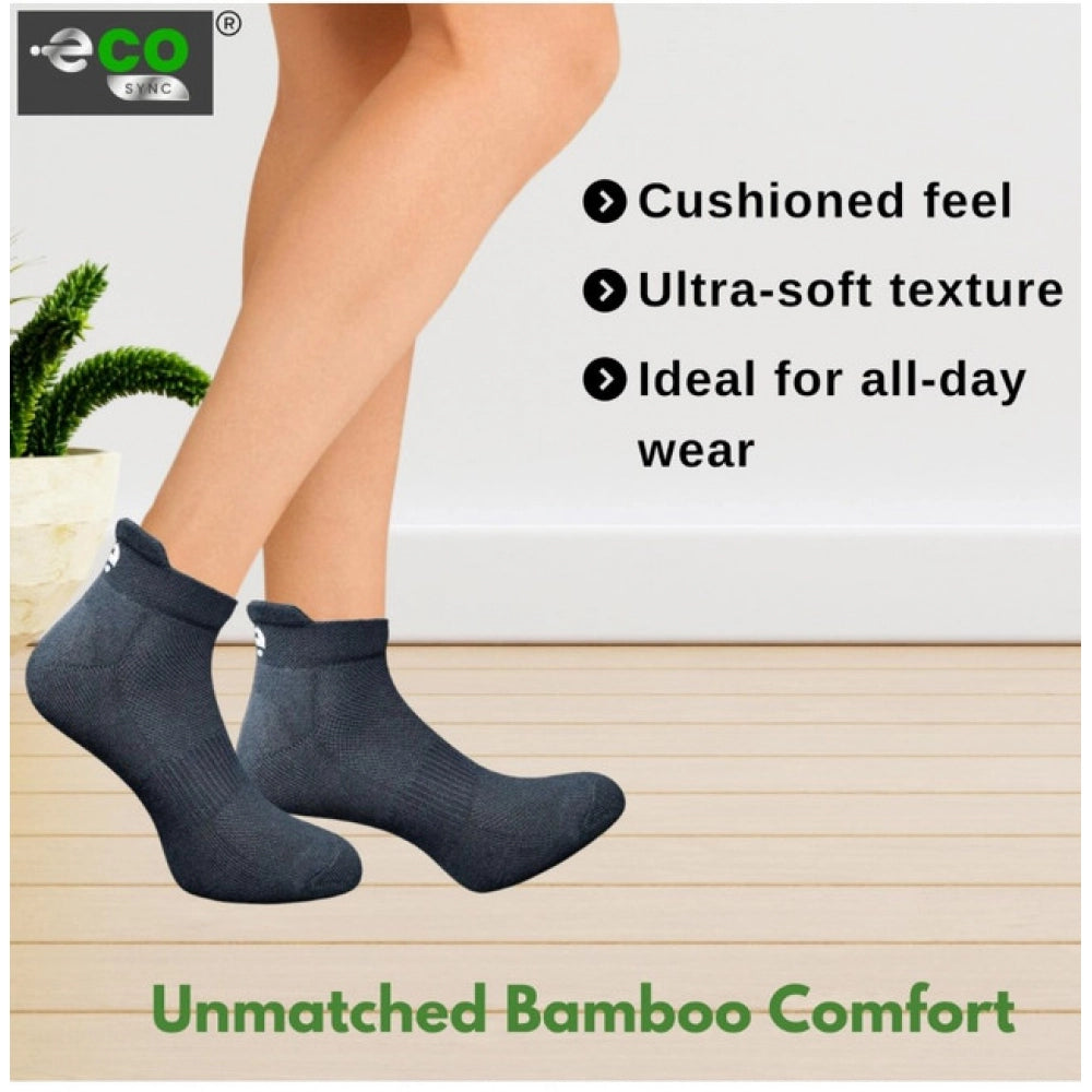 Generic 4_Pair Set Unisex Casual Cotton Printed Ankle Length Socks (Multicolor)