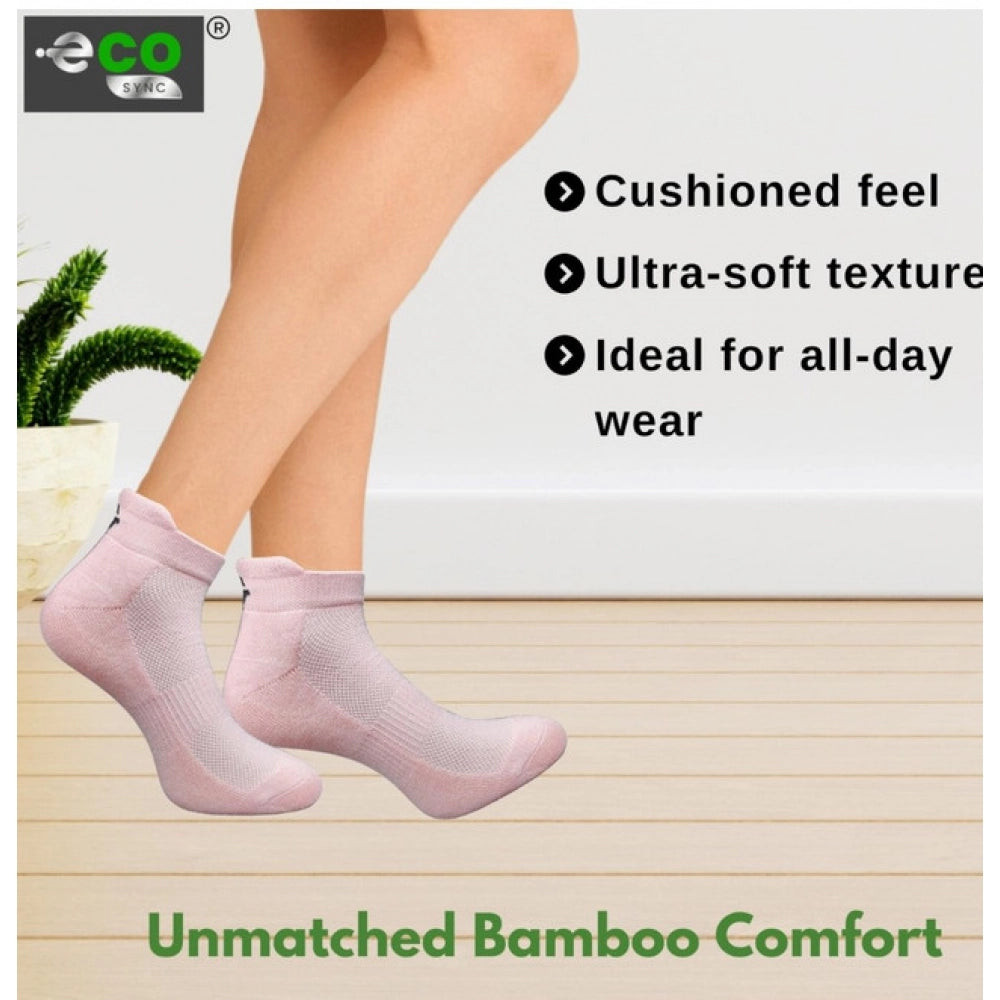 Generic 4_Pair Set Unisex Casual Cotton Printed Ankle Length Socks (Multicolor)