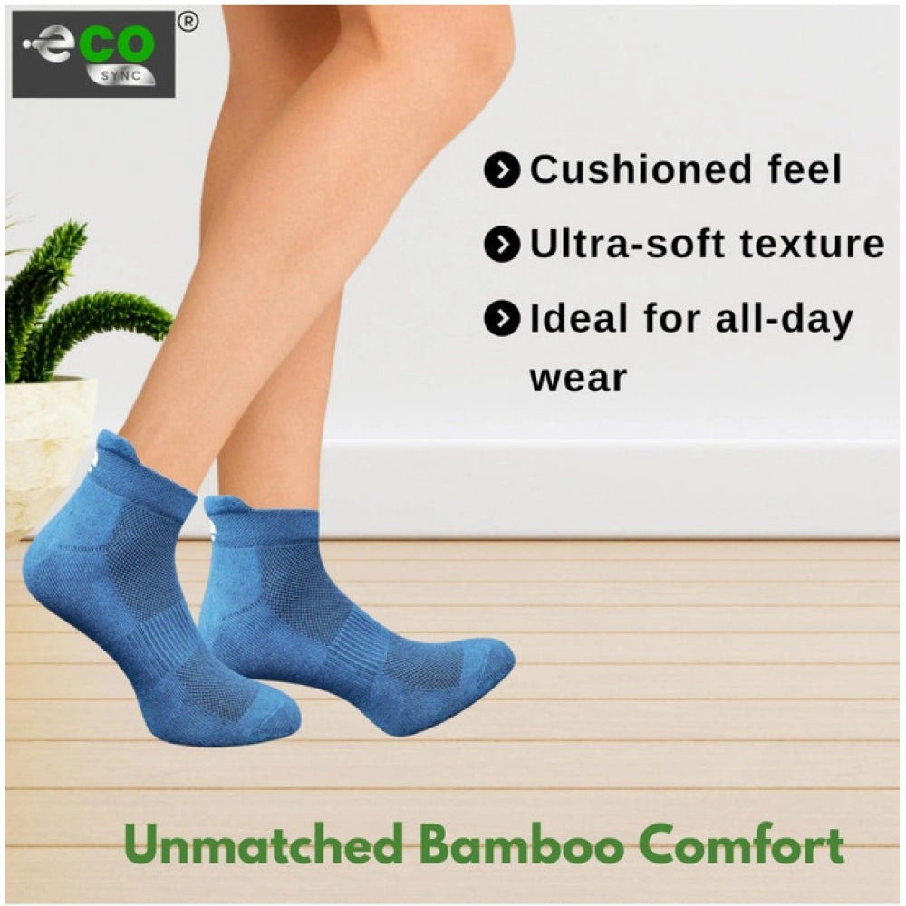 Generic 4_Pair Set Unisex Casual Cotton Printed Ankle Length Socks (Multicolor)
