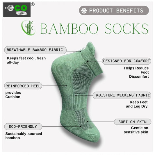 Generic 4_Pair Set Unisex Casual Cotton Printed Ankle Length Socks (Multicolor)