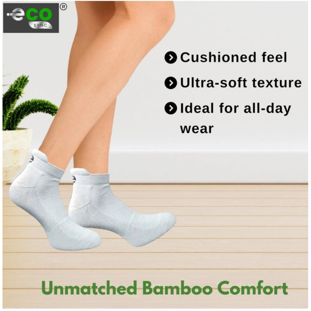 Generic 4_Pair Set Unisex Casual Cotton Printed Ankle Length Socks (Multicolor)