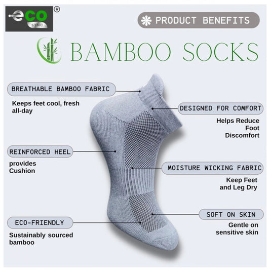 Generic 4_Pair Set Unisex Casual Cotton Printed Ankle Length Socks (Multicolor)