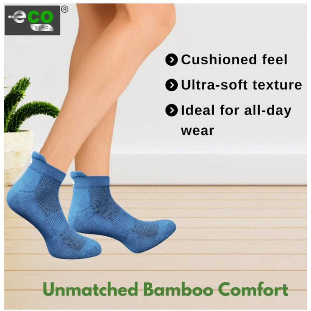 Generic 4_Pair Set Unisex Casual Cotton Printed Ankle Length Socks (Multicolor)