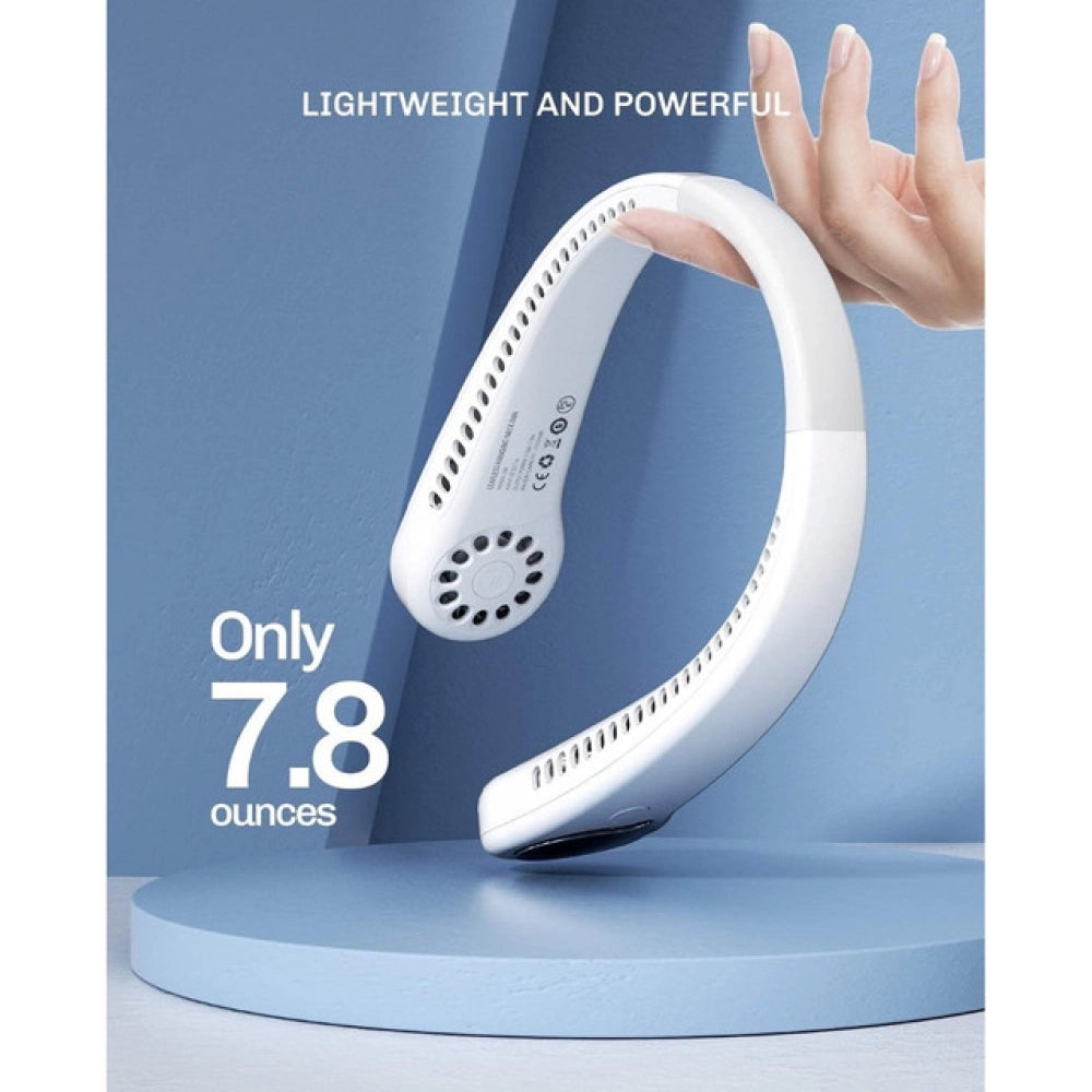 Generic Plastic USB Rechargeable Wearable Neck Fan