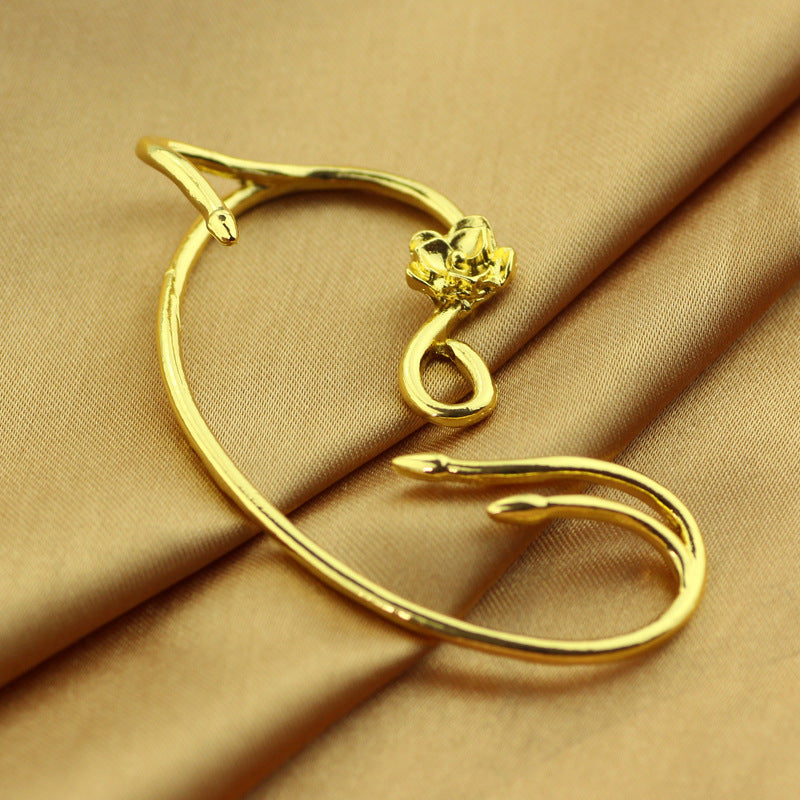 Creative Fashion Women's Rose Alloy Earrings