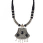 High Finished Black Beads and Oxidized Silver Pendant Designer Necklace