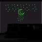 Generic Green Galaxy Of Stars With Moon Radium Wall Sticker