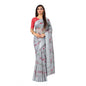 Generic Women's Cotton Saree (Grey,5-6Mtrs)