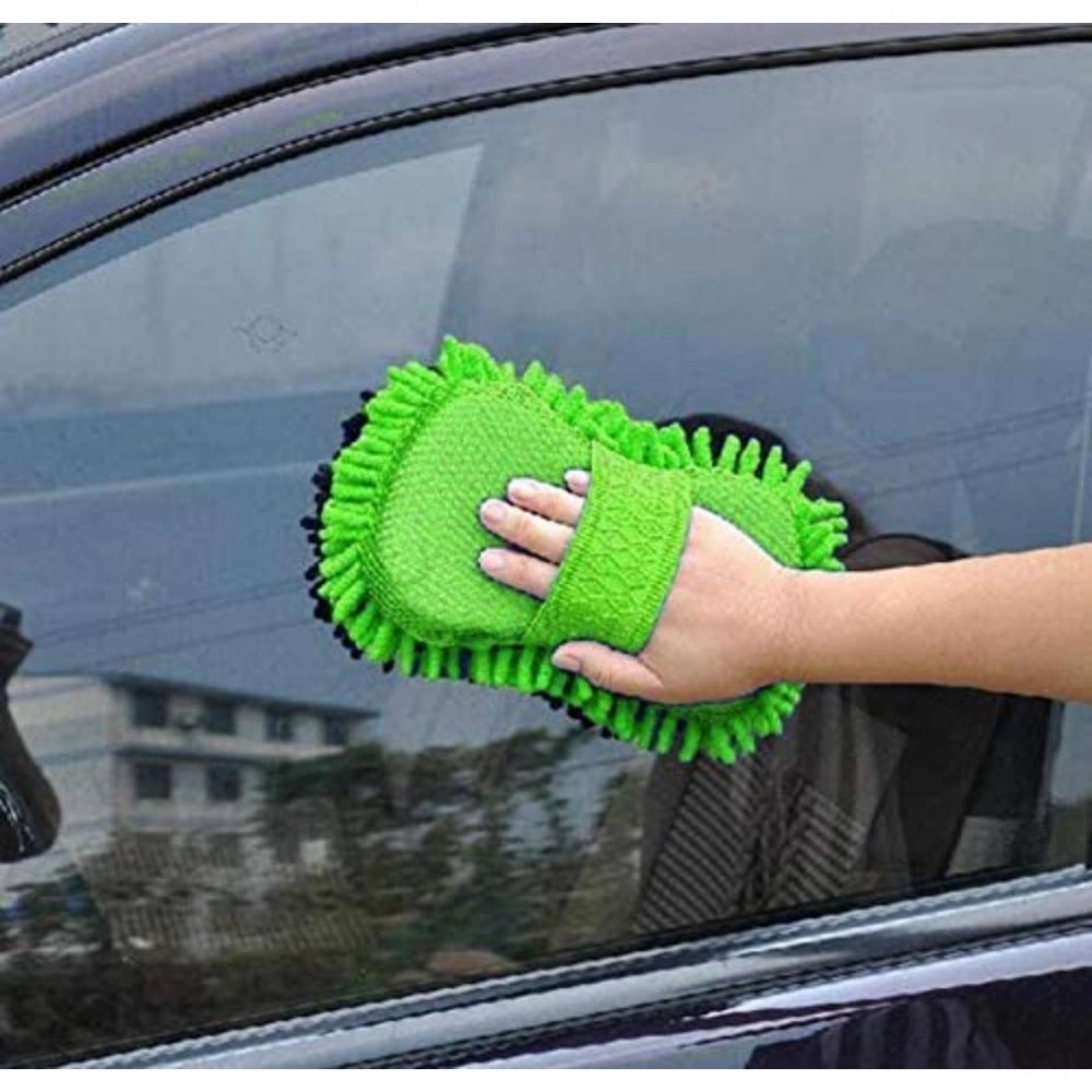 Generic Multipurpose Microfibre Wash Dry Cleaning Sponge (Color: Assorted)