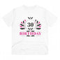 Generic Men's PC Cotton 30th Birthday Printed T Shirt (Color: White, Thread Count: 180GSM)