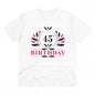 Generic Men's PC Cotton 45th Birthday Printed T Shirt (Color: White, Thread Count: 180GSM)