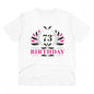 Generic Men's PC Cotton 73rd Birthday Printed T Shirt (Color: White, Thread Count: 180GSM)