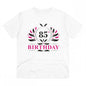 Generic Men's PC Cotton 85th Birthday Printed T Shirt (Color: White, Thread Count: 180GSM)