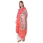 Generic Women's Art Silk Printed Dupatta (Red, Length: 2.25 to 2.50 Mtr)