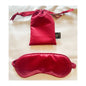Generic Solid Satin Silk Eyemasks (Maroon)