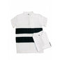 Generic Men's Casual Short Sleeves Cotton Polo Neck T-shirt (White)