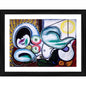 Generic Reclining Nude 1932 Painting With Wood Photo Frame (Multicolor)