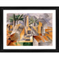 Generic Factory at Horto de Ebro 1909 Painting With Wood Photo Frame (Multicolor)