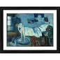 Generic The Blue Room 1901 Painting With Wood Photo Frame (Multicolor)