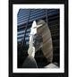 Generic Chicago Picasso 1964 Painting With Wood Photo Frame (Multicolor)