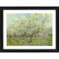 Generic The White Orchard 1888 Painting With Wood Photo Frame (Multicolor)