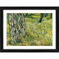 Generic Tree Trunks in the Grass 1890 Painting With Wood Photo Frame (Multicolor)