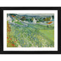 Generic Vineyards at Auvers 1889 Painting With Wood Photo Frame (Multicolor)
