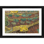 Generic Olive Trees on a Hillside 1889 Painting With Wood Photo Frame (Multicolor)