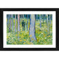 Generic Two Lovers &amp; Undergrowth 1886 Painting With Wood Photo Frame (Multicolor)